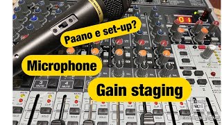 Mic Gain staging at compressor ng mixer