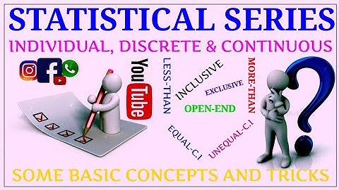 #STATISTICAL SERIES.., #SAHUSAHAB COMPLETE CONCEPTS..