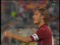 Totti with a funny penalty