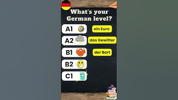 🤔What’s YOUR German level? | Part 2 | #shorts #learngerman