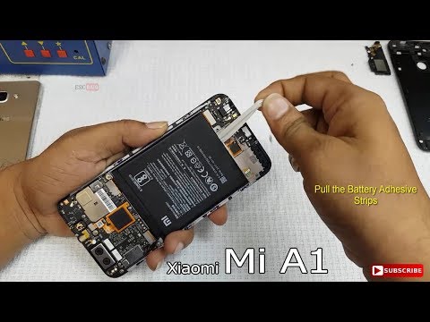 Xiaomi Mi A1 Battery Replacement  How to Replace Mi A1 Back Panel and Battery