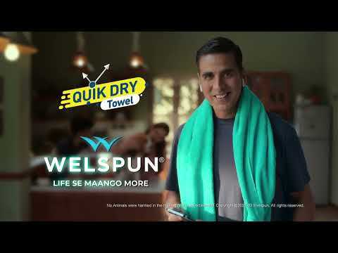 Welspun Quik Dry Towel | Jaldi Sukhe, Jaldi Sukhaye | Tvc Hindi 30 sec | Akshay Kumar