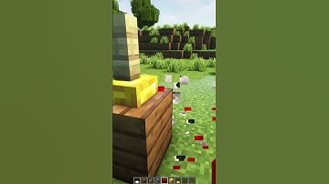 Hoe maak je een realistische gouden trofee in Minecraft! #shorts