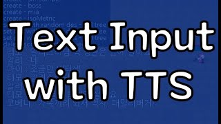 Famous C++ 2D Game Engine | Text Input With TTS Profile
