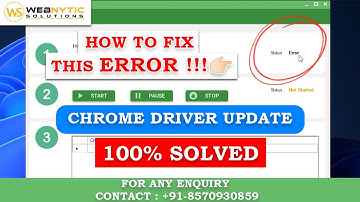 WA Sender Chrome Driver Mismatch: How to Fix 