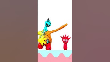 Sprunki-The endless loop of the story of Raddy x Doey poppy playtime 4,made of stopmotion clay#clay