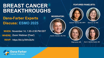 ESMO25 Breast Cancer Highlights Panel Discussion | Dana-Farber Cancer Institute