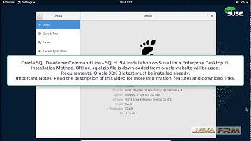 Oracle SQL Developer Command Line - SQLcl 19.4 Installation on Suse Linux Enterprise Desktop 15