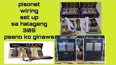 pisonet timer wiring set up