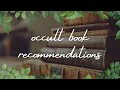 6 random occult  witchy book recommendations