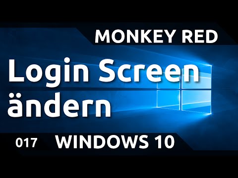 Windows 10: Login Screen ändern