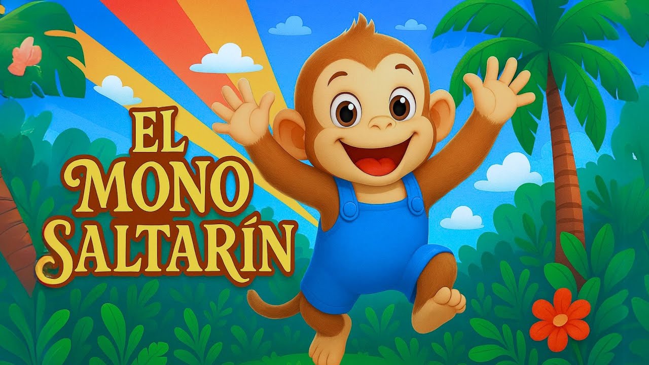 El Mono Saltarín ACTIVACIÓN ♫  Canciones Infantiles ♫ Canciones Educación Niños Infantil Primaria