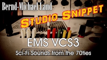 EMS VCS3 The Putney / Sci-Fi Sounds from the 70ties