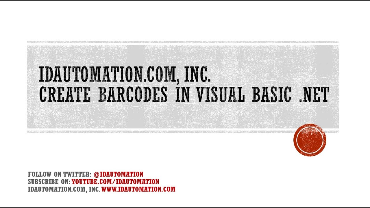 How To Createbarcodesinvisualbasic Net