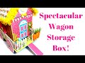 Spectacular Wagon Wheel Storage Box