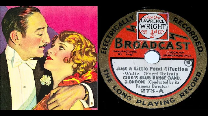 78 RPM  Ciros Club Dance Band  Just A Little Fond ...