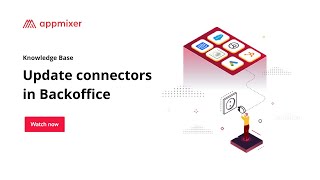 Update connectors in the Backoffice – Knowledge Base