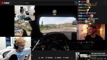 xQc reacts to Pewdiepie watching X