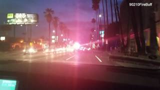 LAFD Rescue 76 & LAPD Ford Explorer Code 3