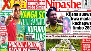 Magazeti ya leo 12/1/2023 YANGA KUSAJILI WAWILI KIMATAIFA, MANARA AELEZA KUZIMIA KISA MKE WAKE