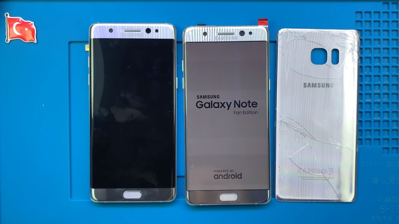 Samsung Galaxy Note 7 Fan Edition Screen and Back Cover Replacement |  SM-N935 - YouTube