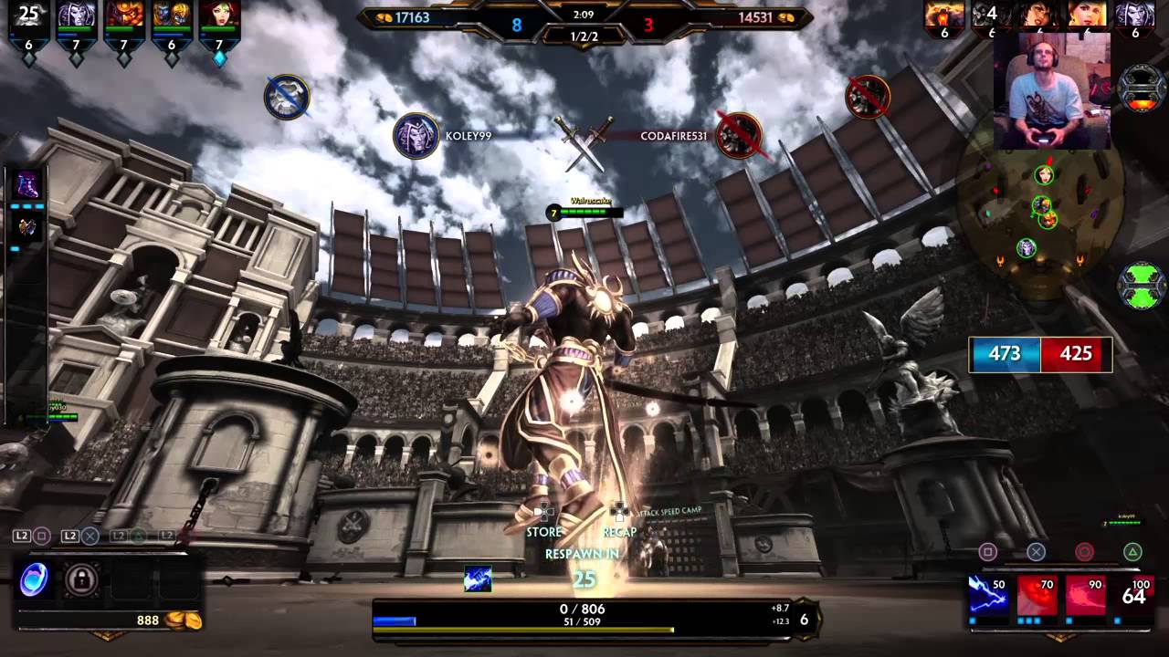 Smite Road to diamond ZUES MeMoRIies_X (HD)(Ps4) With Commentary