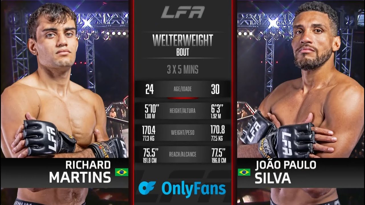LFA Pelea Gratis: Richard Martins vs Joao Paulo