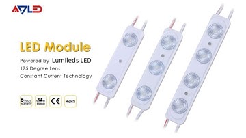 Real shot video of LED module powered by Lumiled LED #channelletters #lightbox #ledmodule
