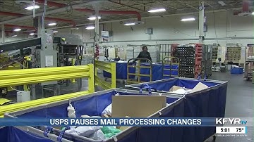 USPS to pause mail processing changes for Grand Forks and Bismarck; Hoeven explains