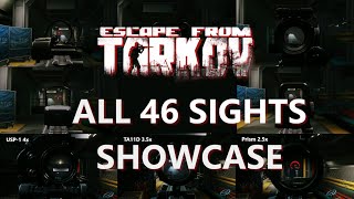 4K60 — All 46 GunSight Showcase - Escape From Tarkov