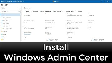 Install Windows Admin Center