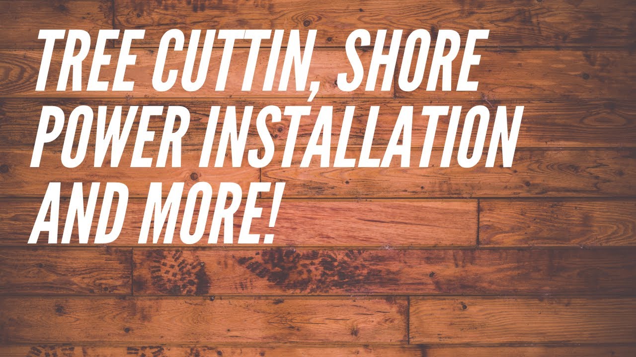 From Tree Felling to Shore Power Installation - YouTube