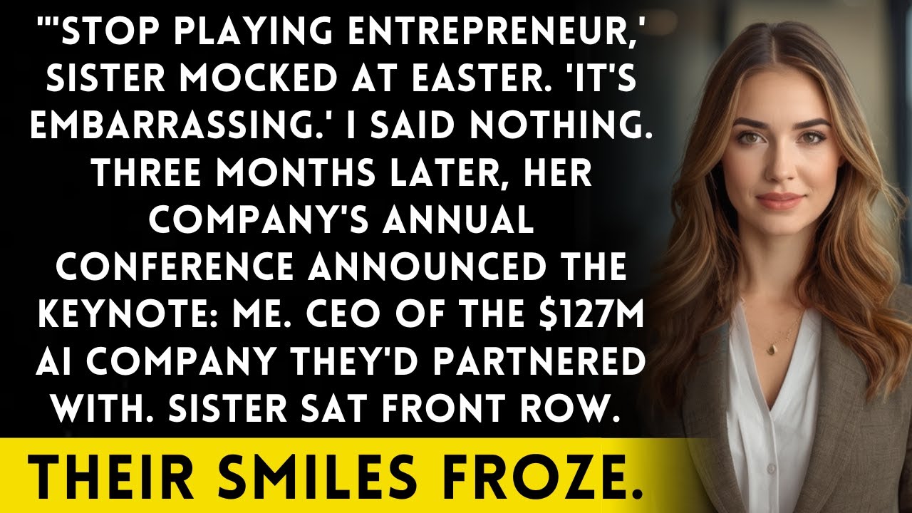 Family Said 'Stop Playing Entrepreneur' - Then I Walked Onstage At Their Conference