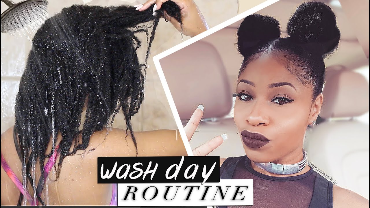 Natural Hair Best Damn WASH DAY ROUTINE! (start to finish) - YouTube