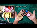 How  to Make a Car Wheel from Cardboard and Door Bottle