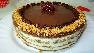 TARTA DE FRUTOS SECOS SIN HORNO | RECETA FÁCIL