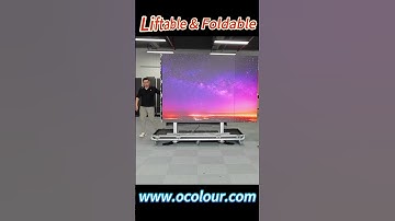 Game-Changer in Large-Screen Displays: COB 135" All-in-One Liftable & Foldable LED TV
