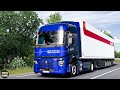 [ETS 2 1.50x] Renault Trucks E-Tech T | PNG 1.10.2 + JBX3 | Gameplay 4K | Moza R5 + wheel cam