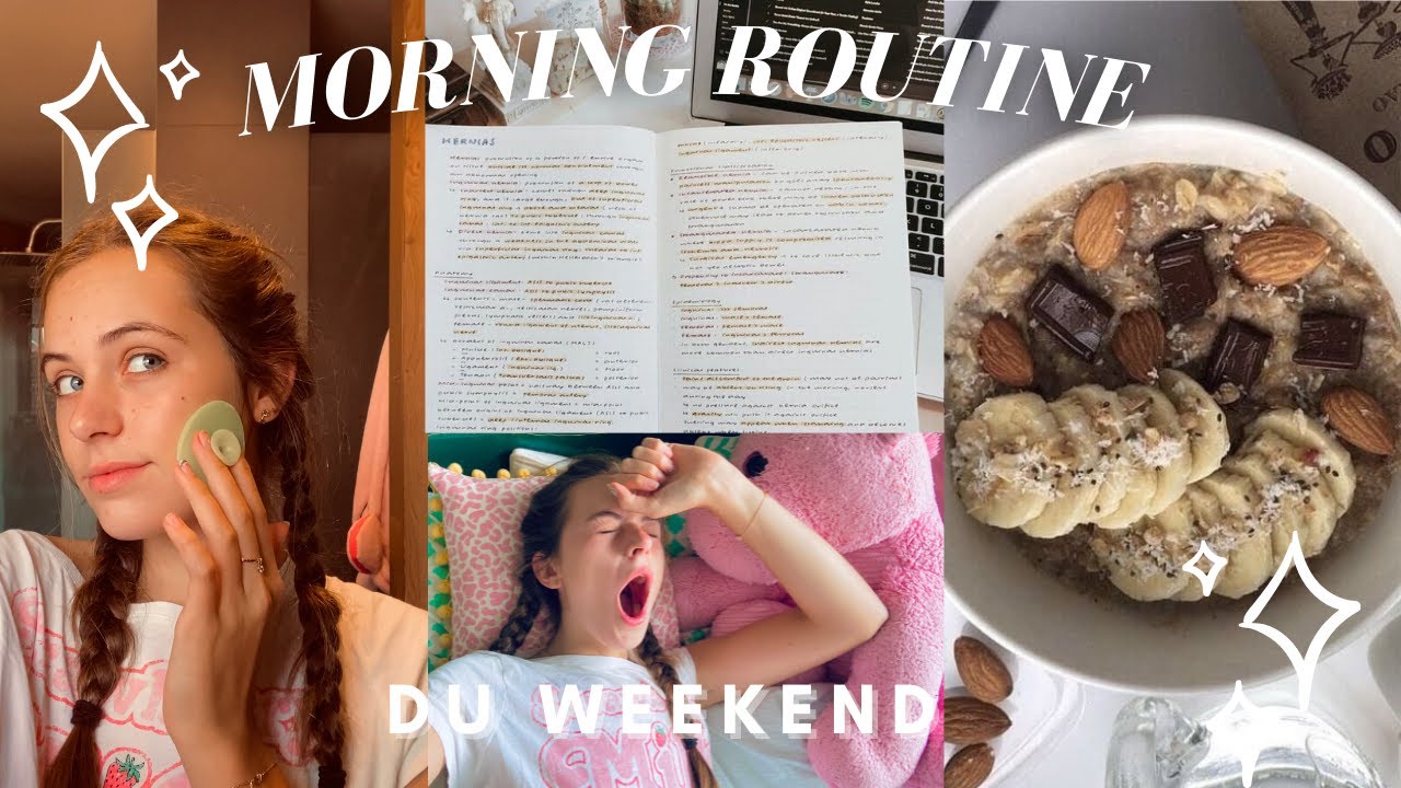 Ma MORNING ROUTINE du WEEKEND ! 2021 - YouTube