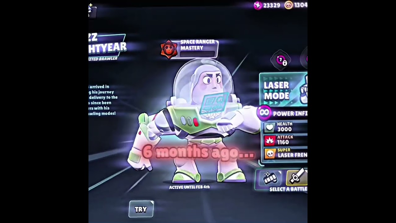 Buzz Lightyear was 6 months ago… | 