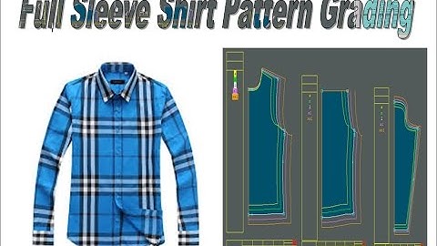 How to make Full Sleeve Shirt in Lectra Modaris (Step-by-Step CAD Tutorial)