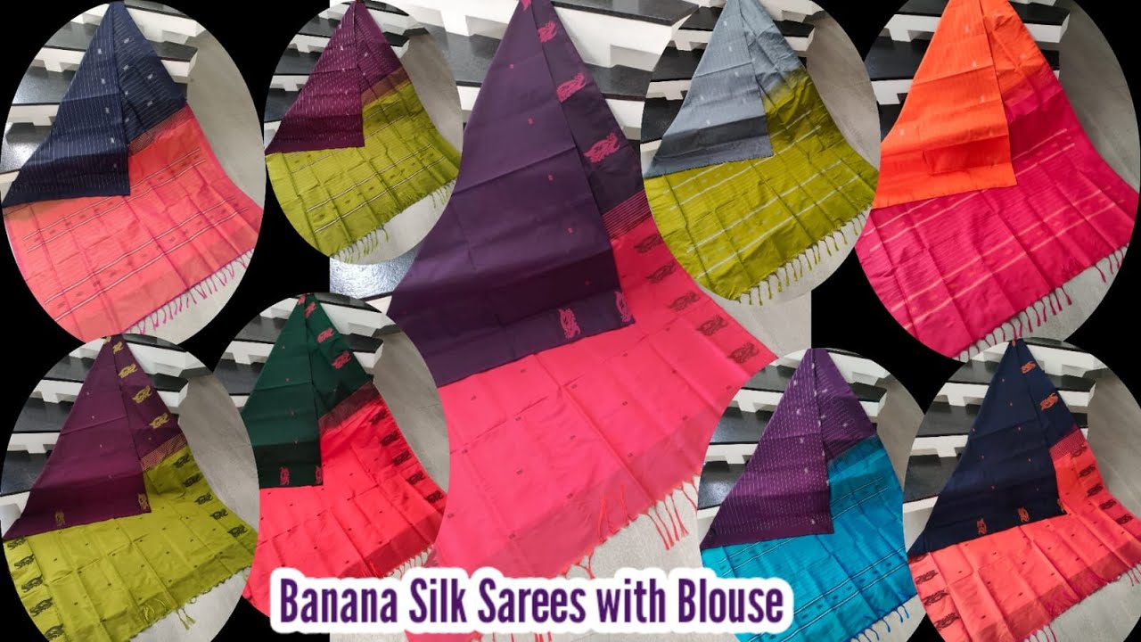 Vaalai Pattu Sarees Buy & Sale Whole Sale & Retail Banana Silk Saree Manufacture Premicollections
