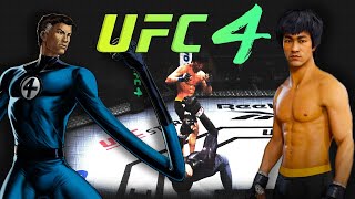 Bruce Lee vs. Mister Fantastic (Fantastic Four) - EA sports UFC 4 | rematch