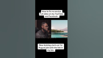 How to fix no service Full video on the my page #zebroon