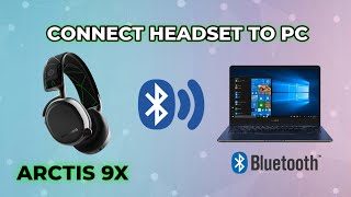 How to connect SteelSeries Arctis 9X Headset to PC via Bluetooth #shorts