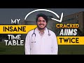 This insane study schedule helped me cracked aiims twice in first attempt  aman tilak  neet 2023