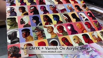 UV Acrylic Printer |Digital Acrylic Varnish Effect Printing Machine