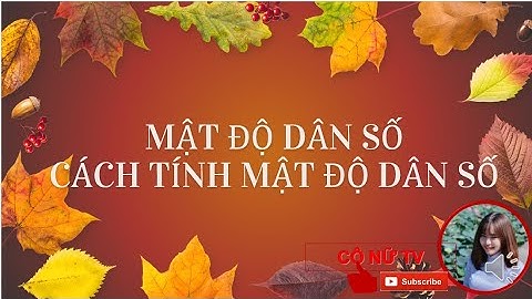 Côn thức tínmật độ dân số là gì địa 7 năm 2024