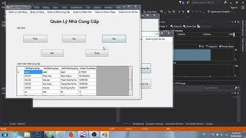 Quản Lý Bán Hàng C# Cơ Bản