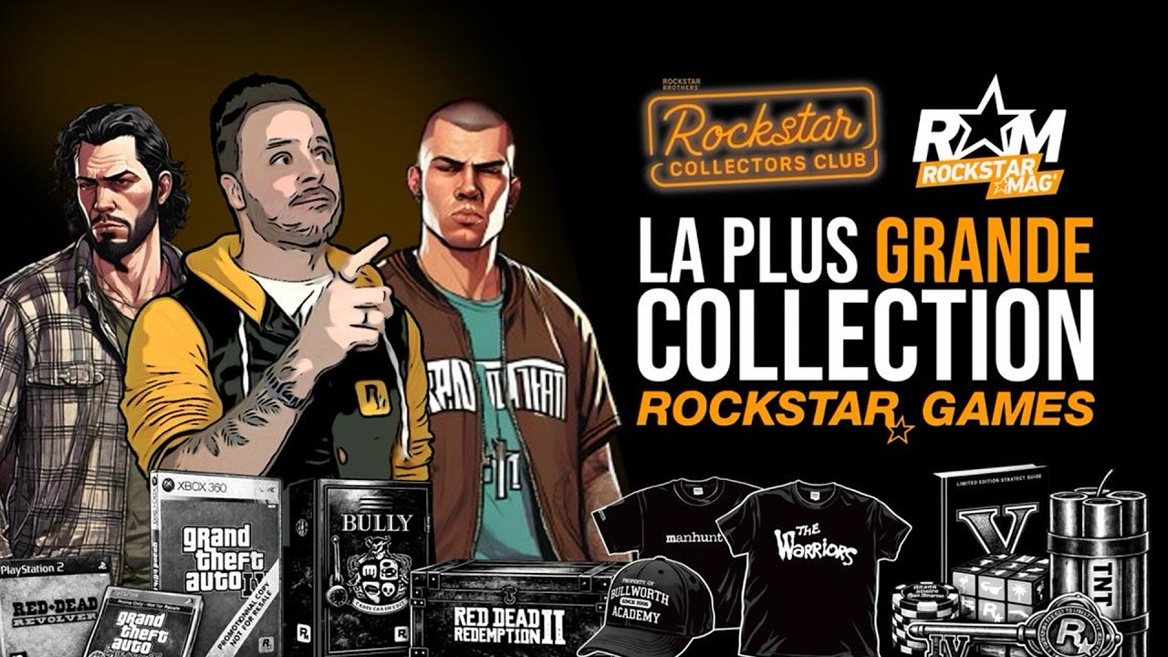 LA PLUS GRANDE COLLECTION ROCKSTAR GAMES DE FRANCE (VOIRE DU MONDE) ft ROCKSTAR BROTHERS